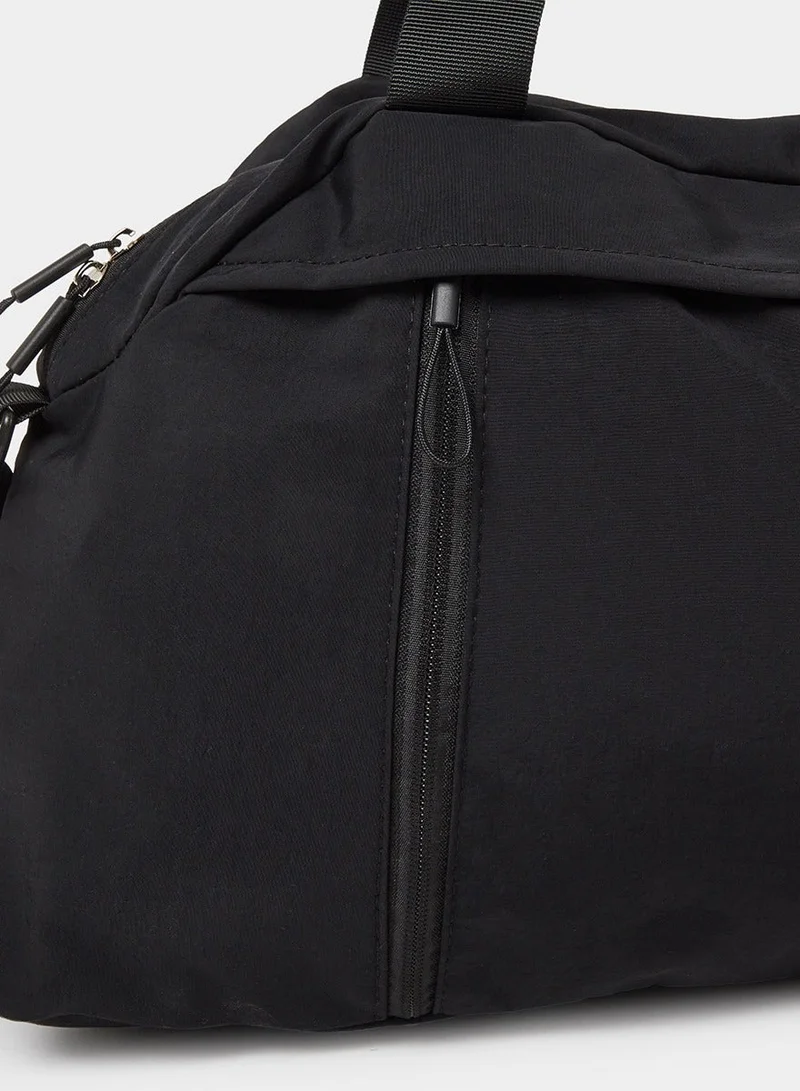 Styli  Black Gym Duffel Bag with Shoulder Strap for Men | Best Price UAE